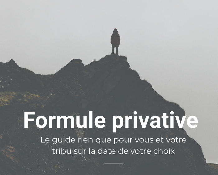 Pour réserver la formule privative Formule privative