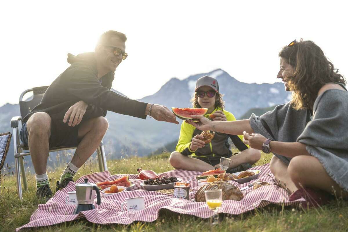 Pique nique en montagne