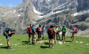 Au dessus du cirque de Gavarnie